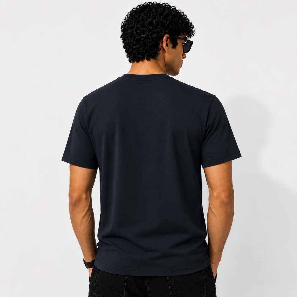 Tokiyo Lifestyle Regular T-Shirt - TRTM007 - Black - Image 2