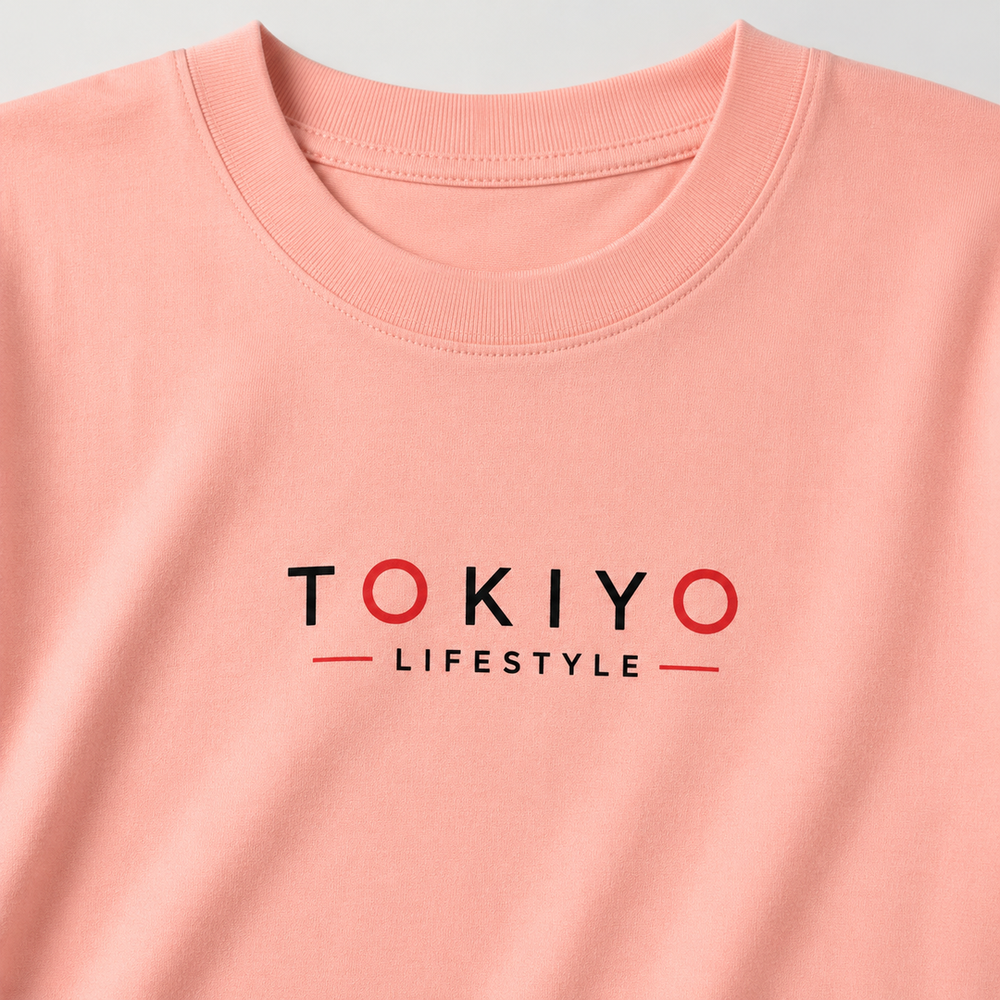 Tokiyo Lifestyle Women Oversized T-Shirt - TOVWO003 - Peach - Image 3