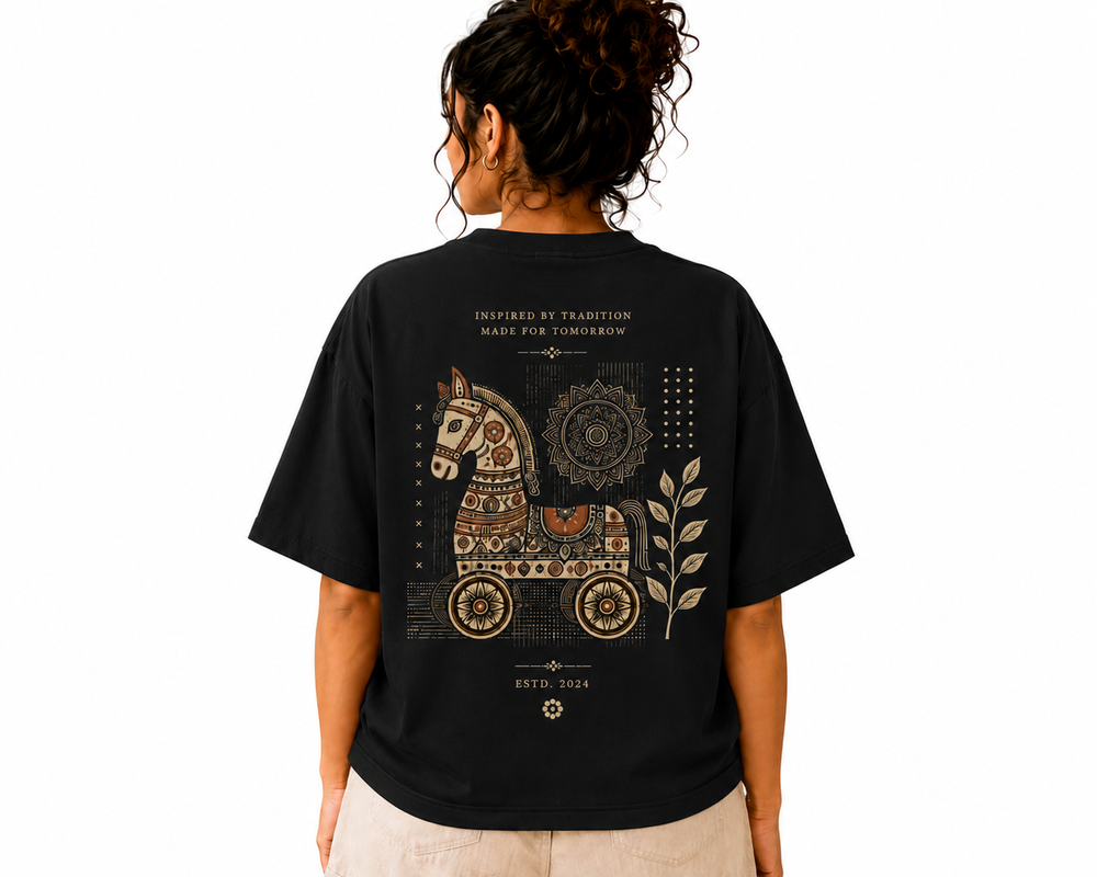 Tokiyo Lifestyle Women Oversized T-Shirt - TOVWO023 - Black