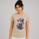 Tokiyo Lifestyle Women Regular T-Shirt - TRTWO002 - Beige - Image 1