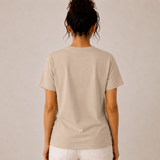 Tokiyo Lifestyle Women Regular T-Shirt - TRTWO004 - Beige - Image 2