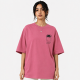 Tokiyo Lifestyle Women Oversized T-Shirt - TOVWO007 - Onion-Pink - Image 1