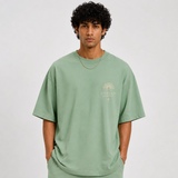 Tokiyo Lifestyle Oversized T-Shirt - TOTM007 - Pista - Image 1