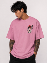 Tokiyo Lifestyle Oversized T-Shirt - TOTM015 - Onion Pink