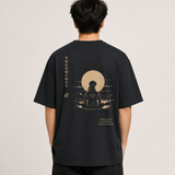 Tokiyo Lifestyle Oversized T-Shirt - TOTM004 - Black - Image 2