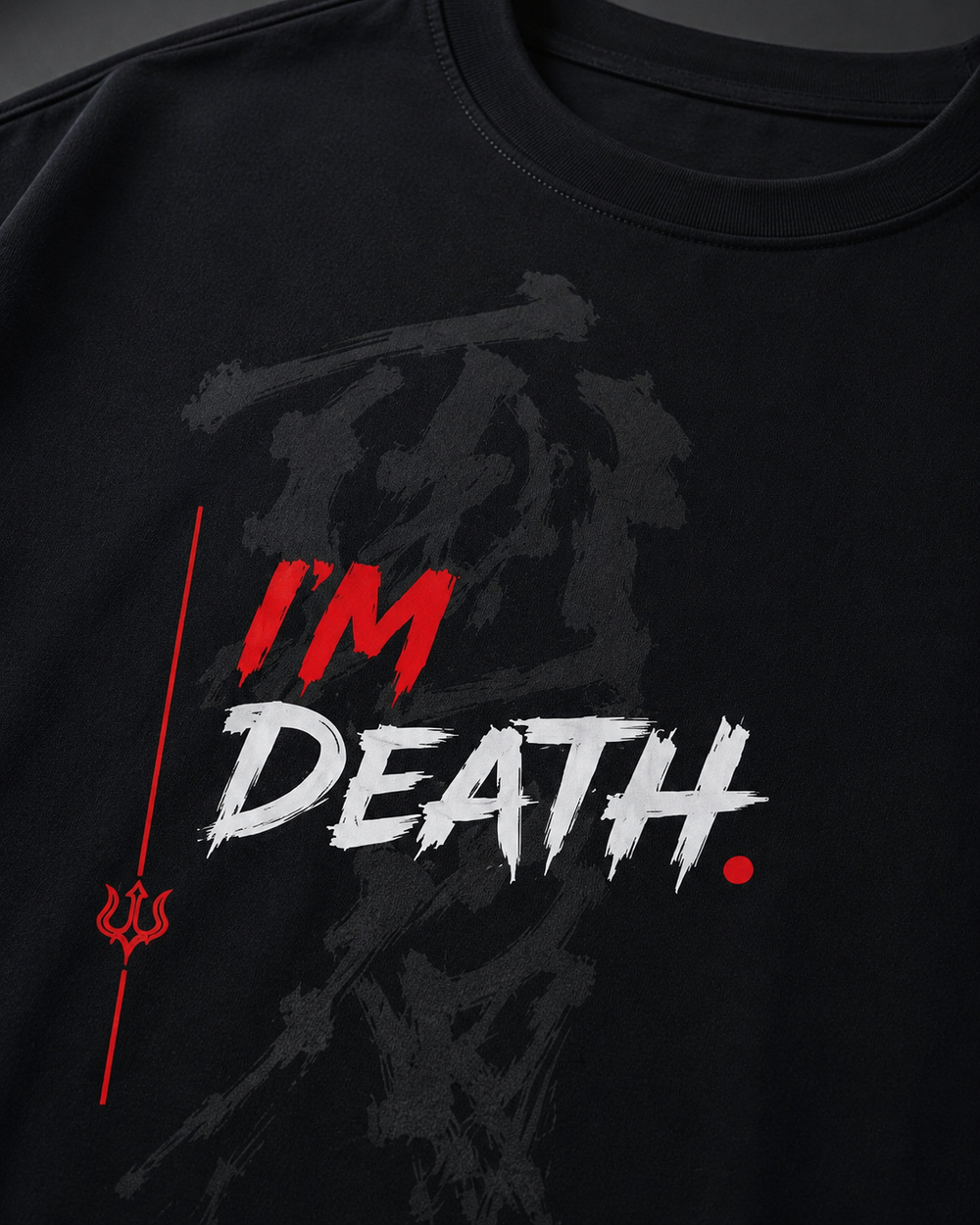 Tokiyo Lifestyle Oversized T-Shirt - TOTM001 - Black - Image 3