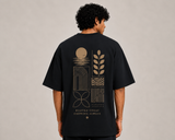 Tokiyo Lifestyle Oversized T-Shirt - TOTM007 - Black - Image 2