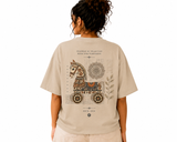 Tokiyo Lifestyle Women Oversized T-Shirt - TOVWO023 - Beige