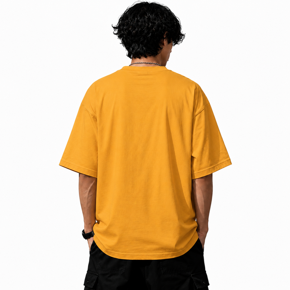 Tokiyo Lifestyle Oversized T-Shirt - TOTM016 - Mustard