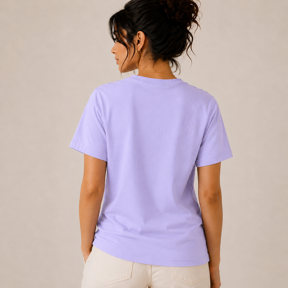 Tokiyo Lifestyle Women Regular T-Shirt - TRTWO004 - Lavender - Image 2