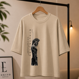 Tokiyo Lifestyle Oversized T-Shirt - TOTM016 - Beige