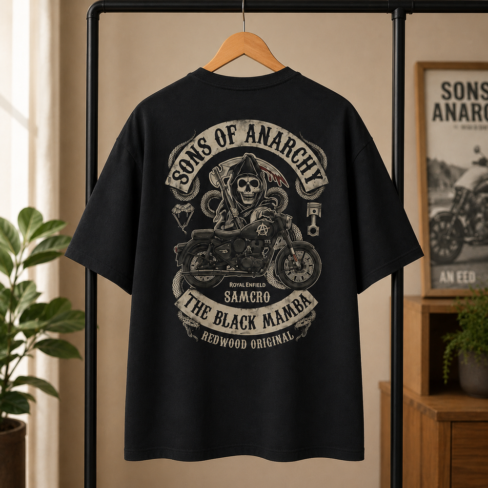 Tokiyo Lifestyle Oversized T-Shirt - TOTM022 - Black