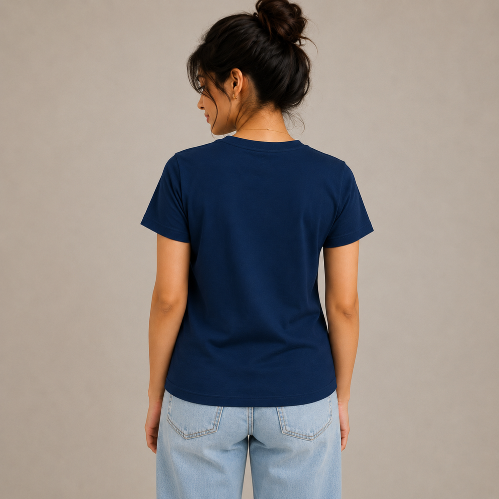 Tokiyo Lifestyle Women Regular T-Shirt - TRTWO002 - Airforce - Image 2