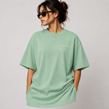 Tokiyo Lifestyle Women Oversized T-Shirt - TOVWO016 - Pista - Image 1