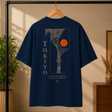 Tokiyo Lifestyle Oversized T-Shirt - TOTM021 - Airforce
