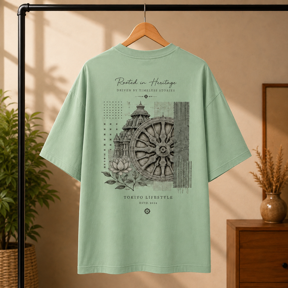 Tokiyo Lifestyle Women Oversized T-Shirt - TOVWO024 - Pista