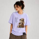 Tokiyo Lifestyle Women Oversized T-Shirt - TOVWO001 - Lavender - Image 1