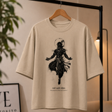 Tokiyo Lifestyle Oversized T-Shirt - TOTM018 - Beige