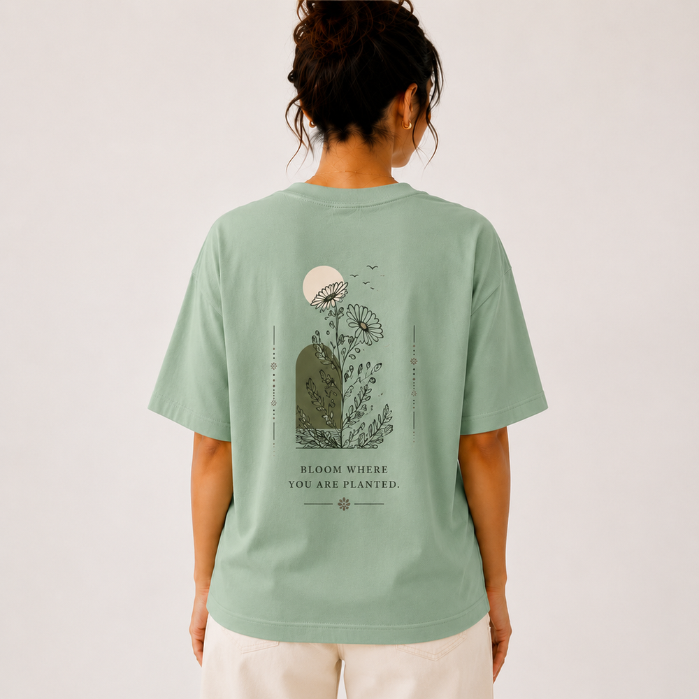 Tokiyo Lifestyle Women Oversized T-Shirt - TOVWO011 - Pista - Image 2