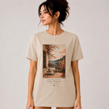 Tokiyo Lifestyle Women Regular T-Shirt - TRTWO001 - Beige - Image 1
